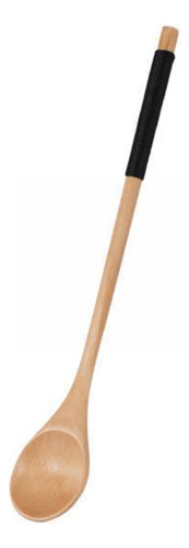 4 Cuchara De Mango Largo, Cucharadita De Madera, Ligera De B