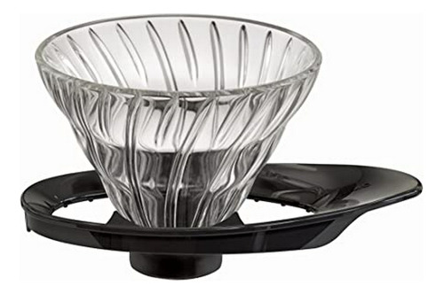 Dripper  V60 Transparente, 01, Para 1-2 Tazas, Negro