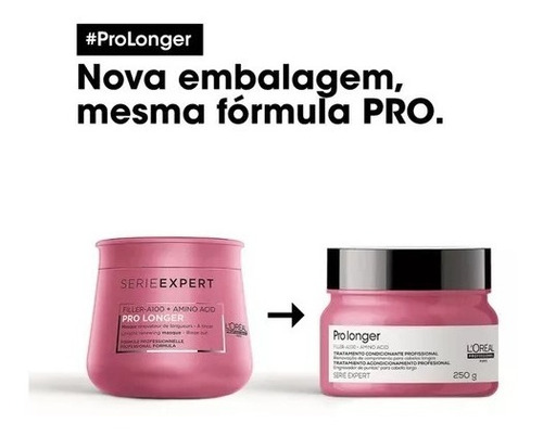 Kit Pro Longer Shampoo, Máscara E Leave-in Loréal