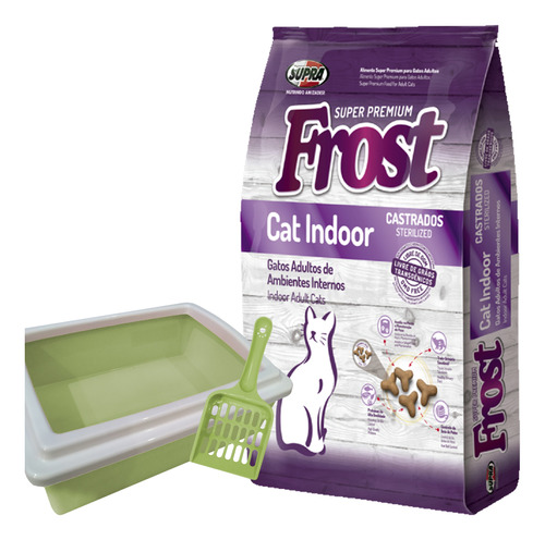 Alimento Frost Cat Indoor Gato Adulto 8,5 K + Regalo + Envío