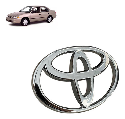 Logotipo Toyota Cromado Porta-malas Corolla