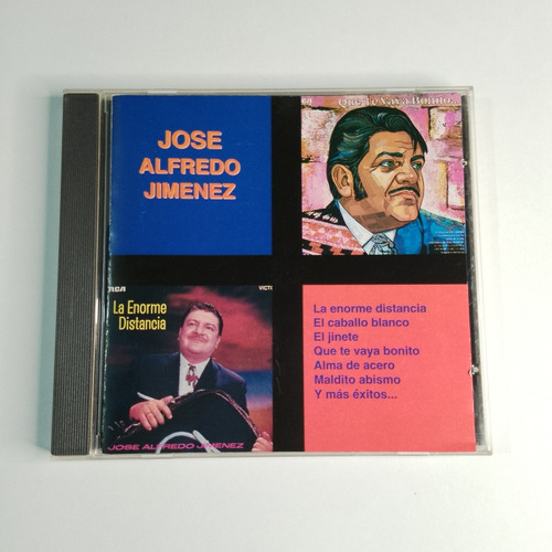 José Alfredo Jiménez Rca La Enorme Distancia Cd Álbum Que Te