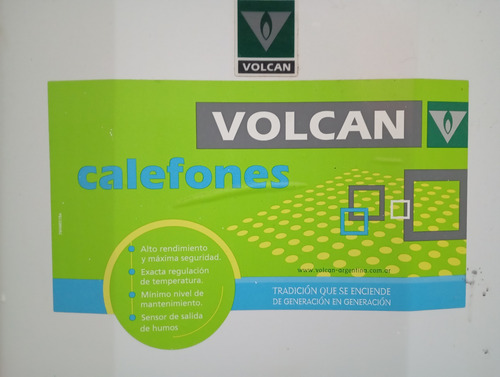 Calefón Volcan 315bfva Color Blanco - Para Gas Natural Blanco Gn