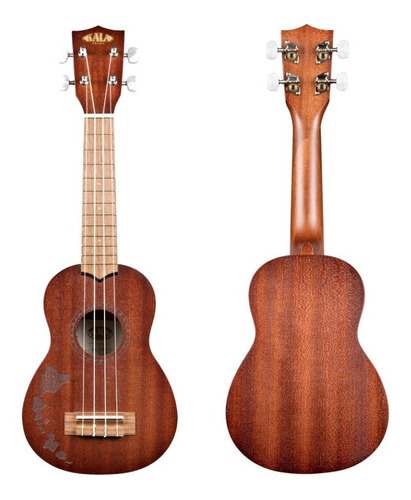 Ukelele Kala Ka-15s-h1 Soprano Caoba Satinada Islas Hawaii