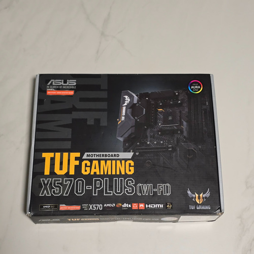 Motherboard Gamer Asus Tuf X570 Plus Wifi Amd Ddr4 Negro (Usado)