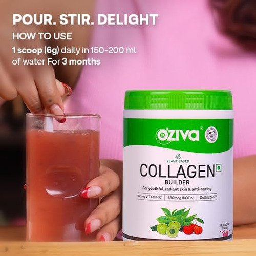 Construtor De Colágeno À Base De Plantas De Oziva Com Biotin