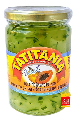 Doce De Mamão Ralado Diet Tatitania