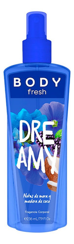 Coty Body Fresh Dreamy, Fragancia Corporal, 236 Ml