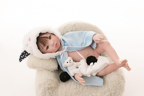 Boneca Bebe Reborn Menina Corpo Silicone Pode Dar Banho Xodó