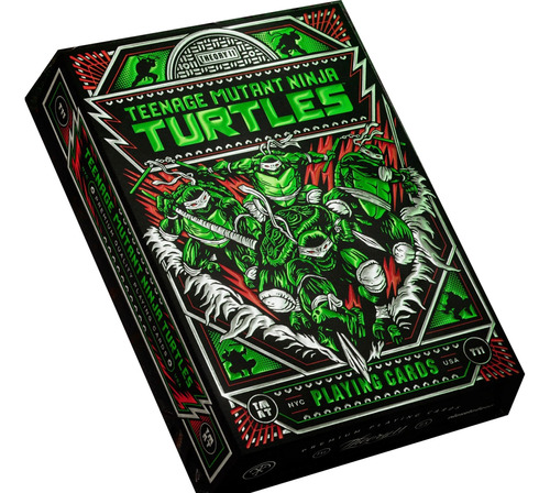 Cartas Tortugas Ninja Luxury Card Naipes Teenage Mutant Leo