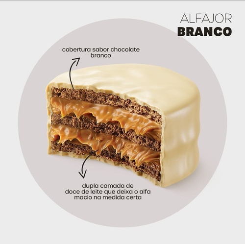alfajor Odara caixa 65 g 12 u