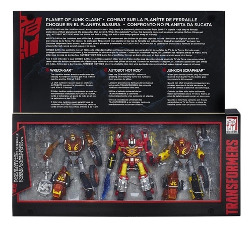 Transformers Planet Of Junk Clash Platinum Pack 30th Hasbro
