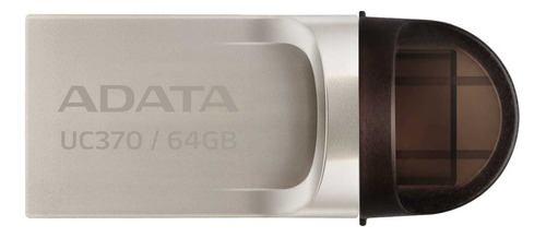 Flash Usb Adata Uc370 64gb 3.2 Gen 1 Dorado Y Tipo C