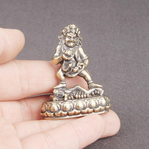 Mini Estatua De Buda, Dios Chino De La Riqueza, Escultura En