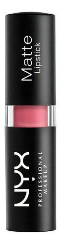 Nyx Lipstick Matte Mate Lipstick Acabado Sedoso Duradero Acabado Mate Color Tea Rose S11