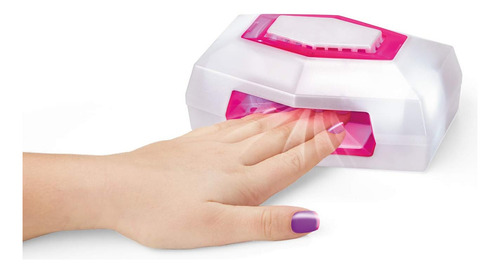 Set De Juego Shimmer & Sparkle Super Nail Salon 8n1 Morado
