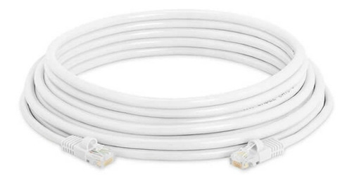 Cable De Red Patchcord Cat6 Utp Us 7.62m Blanco Cablix