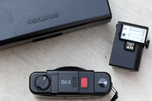 Câmera Olympus Xa2 + Flash A11 Analógica Premium! | MercadoLivre