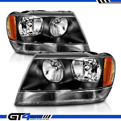 For 1999-2004 Jeep Grand Cherokee Black Replacement Head Gt4