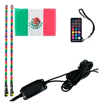 Comprar Antenas Led Rgb Gemelas Bluetooth 90cm Rzr Can Am X3 Par