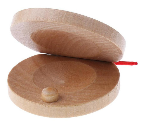 Imagen 9 de 11 de 5x Par De Castañuelas De Lisas Para Niños, Instrumentos De
