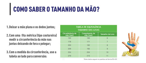 Luva Multitato Tátil Volk Eletricista Mecânico Multiuso Eg