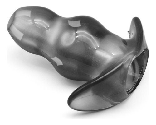 Túnel dilatador con tapón anal para fisting en silicona elastomérica