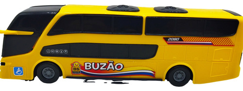 Brinquedo Ônibus Roda Livre Viagem Color 25cm Buzão