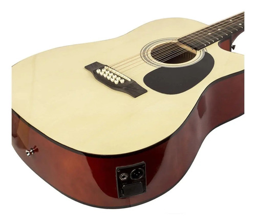 Guitarra acústica RMC Docerola para diestros natural | MercadoLibre
