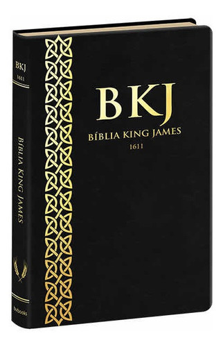 Biblia Slim King James Fiel 1611 Ultra Fina Capa Pu Preta