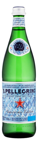 Água Mineral Natural Com Gás S. Pellegrino 750ml