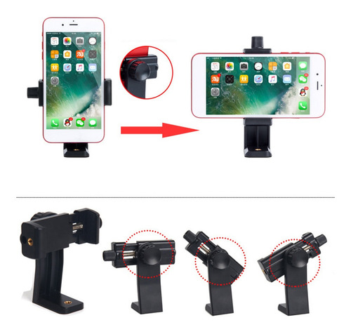 Imagen 2 de 12 de Adaptador De Trípode Para Teléfono Celular, Adaptador De