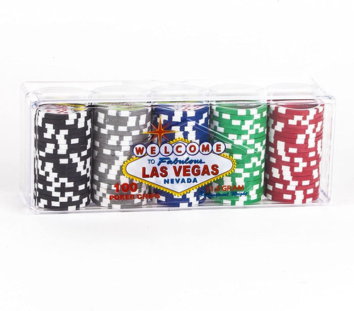 Poker  100 Fichas Casino 14 Grams Modelo Las Vegas