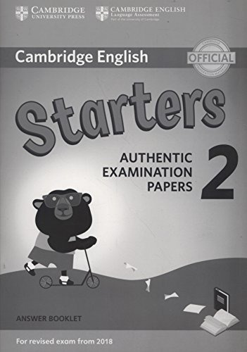 Camb Starters 2 Revised 2018 Key, De Vvaa. Editorial Cambridge, Tapa Blanda En Inglés, 9999