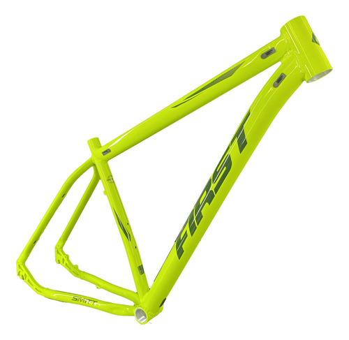 Quadro De Bicicleta First Smitt 4.0 Amarelo Preto Brilho