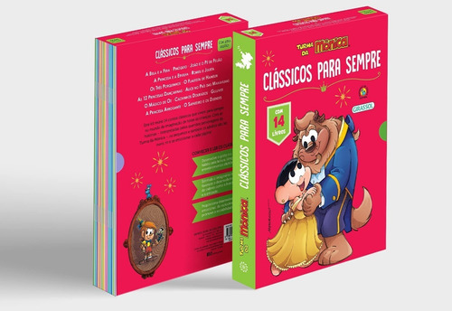 Livro Turma Da Monica - Box Com 14 Contos Clássicos Para Sempre, De Girassol. Editora Girassol Em Português