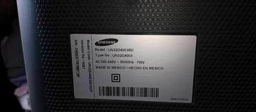 Imagen 7 de 10 de Televisor Samsung Para Reparar O Repuesto