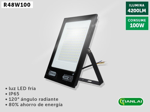 Imagen 3 de 8 de Reflector Led 100w Ip 66 Led Alta Potencia