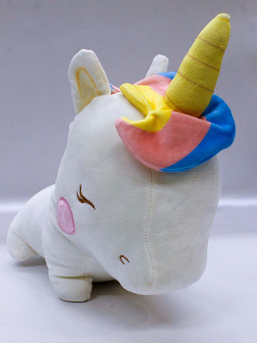 Peluche Unicornio Multicolor Infantil Textura Suave
