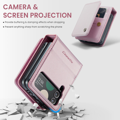 Funda De Cuero For Samsung Z Flip 5 Z Flip 4 Z Flip 3