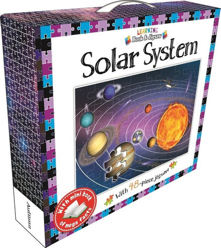 Learning Book And Jigsaw Solar System, De Autor, Sin. Editorial Base En Inglés