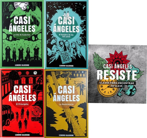 Pack Casi Ángeles + Libro Resiste - Leandro Cantore -5 Li 