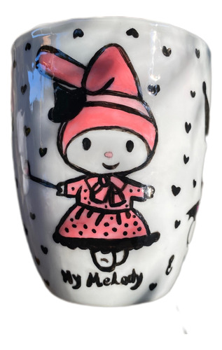 Tazas Personalizadas Pintada A Mano De Melody & Kuromi