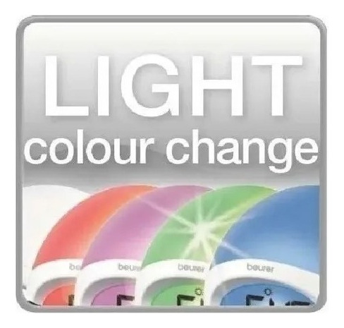 Despertador Blanco Con Luz Wl32 Beurer