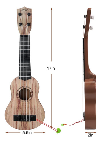 Raimy Guitarra Ukelele Para Niños De 17 Pulgadas - Mini Guit