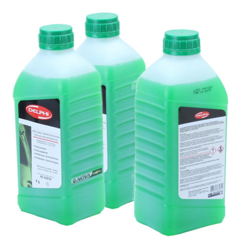 3 Litros Aditivo Radiador Diluido Verde Delphi  Rl10010