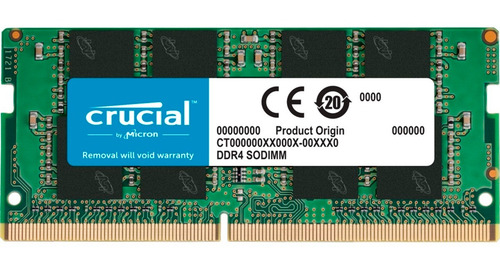 Memoria RAM color verde 8GB 1 Crucial CB8GS2666