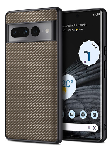 Funda Fiber Carbon Raya Color Para Google Pixel 7 Pro