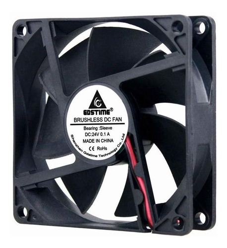 80mm X 20mm Ventilador De 80 Mm 24v Dc Sin Escobillas V...