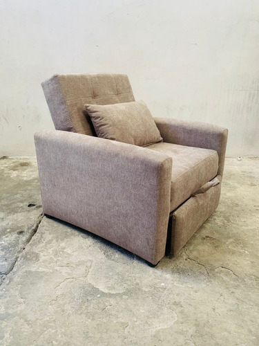 Imagen 5 de 10 de Sofá Cama Individual Sillon Cama Plegable